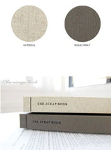 Iconic Linen Square Scrapbook