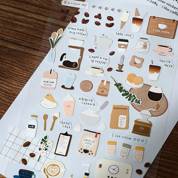 Suatelier Coffee Stickers no.1084 I Like Coffee