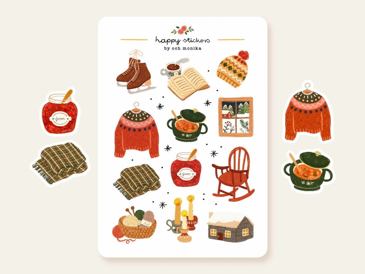 Och Monika Stickers - Slow Winter