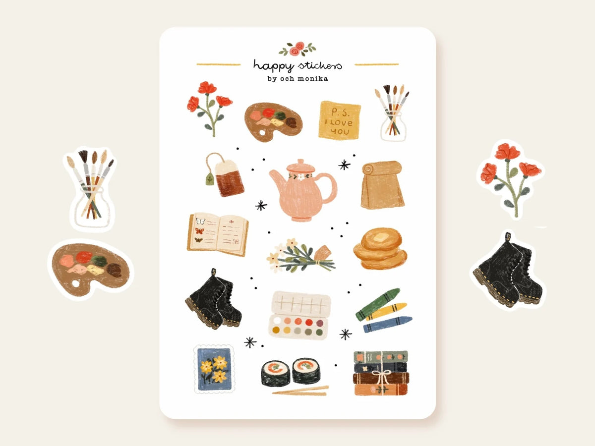 Och Monika Stickers - Bits and Pieces