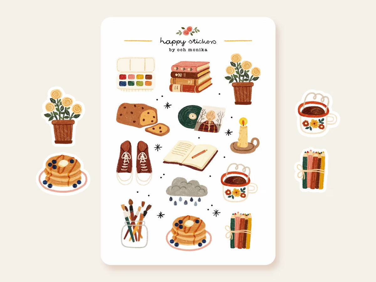 Och Monika Stickers - Rainy Morning