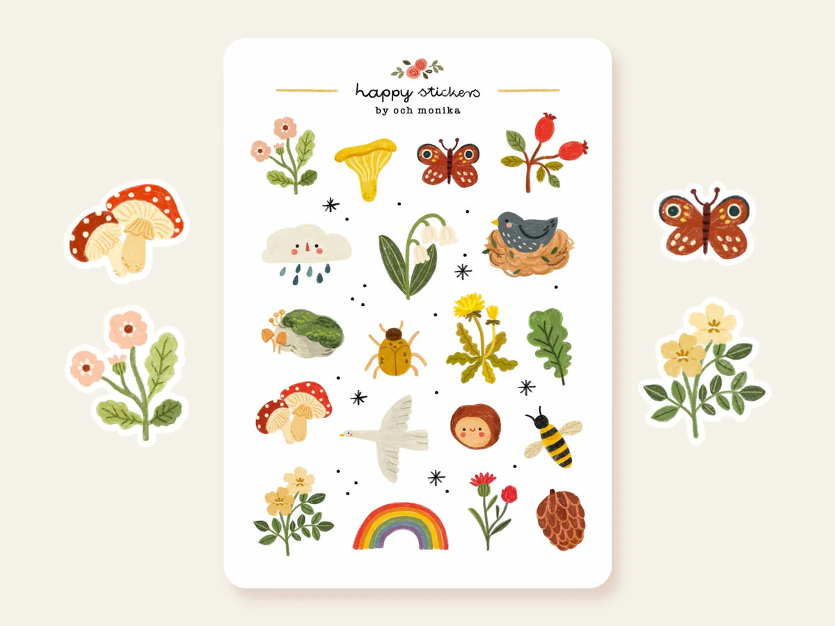 Och Monika Stickers - Nature