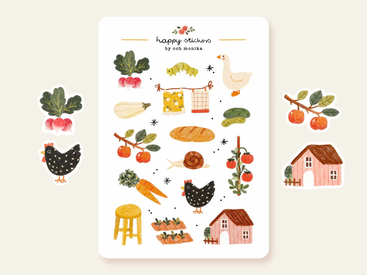 Och Monika Stickers - Countryside