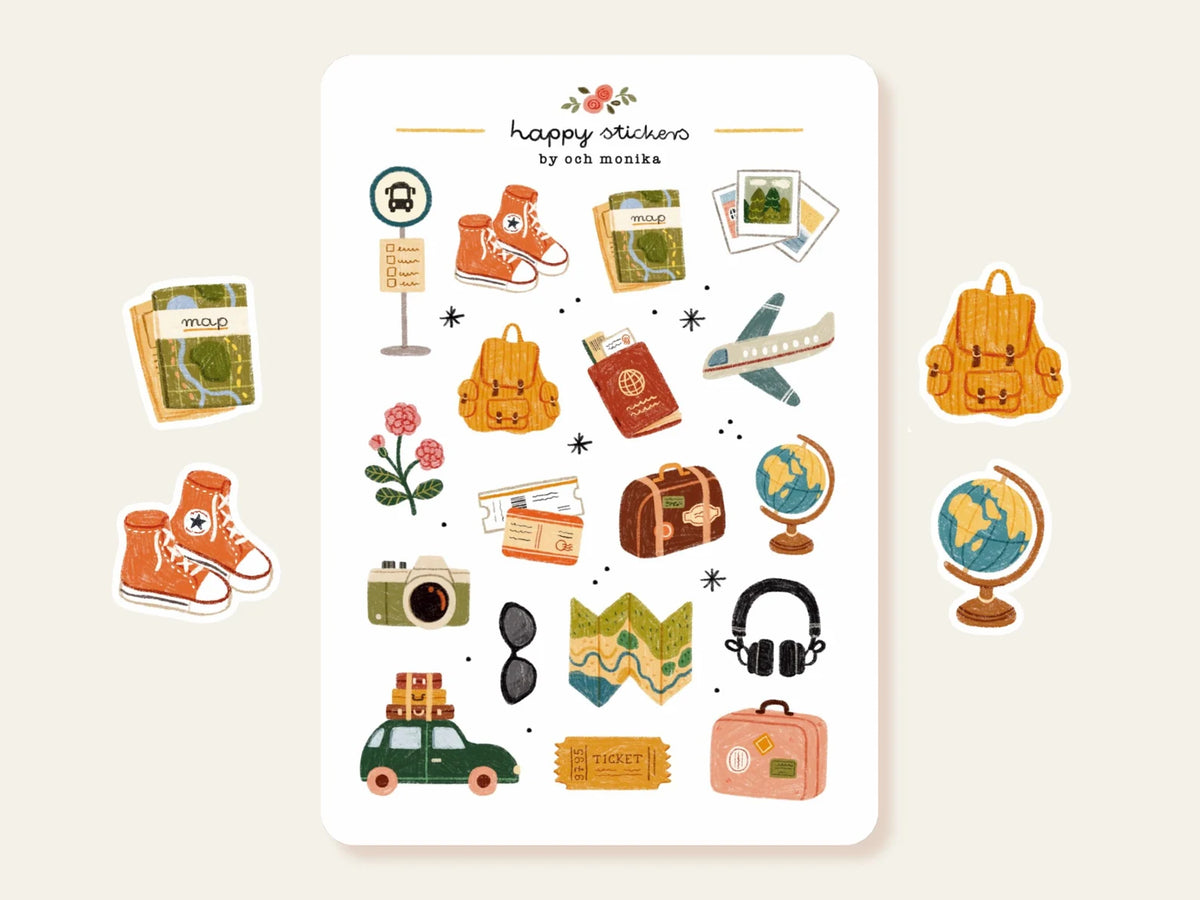 Och Monika Stickers - Traveler