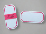 Classiky Letterpress Label Cards - Set of 40