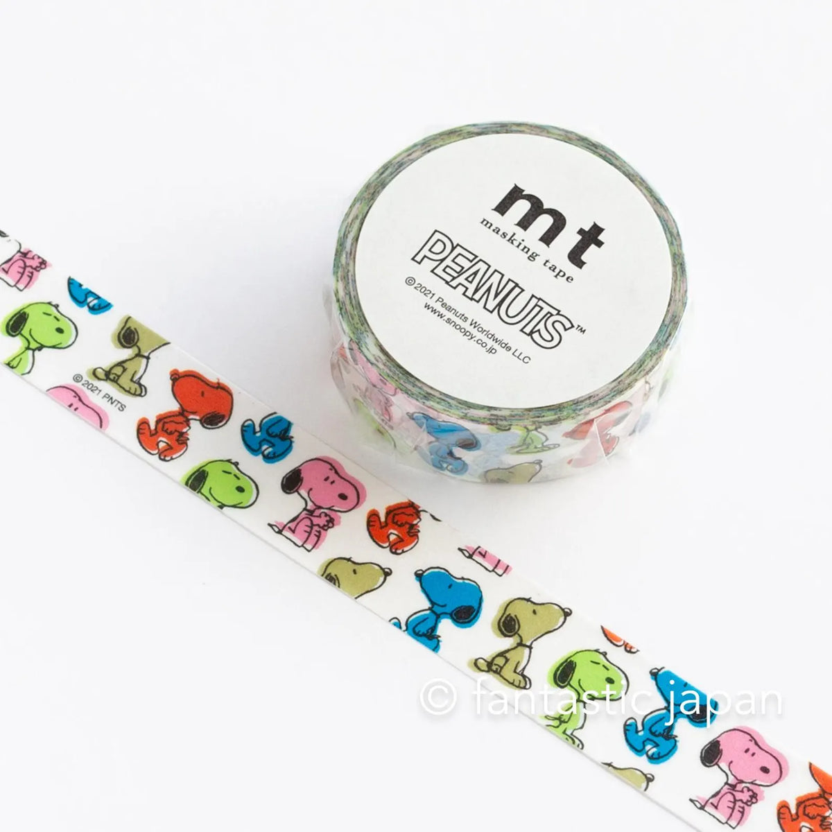 MT Peanuts - Multi Colour Snoopy Washi Tape