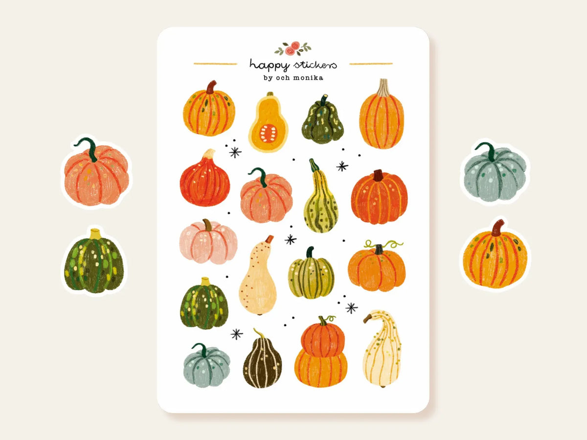 Och Monika Stickers - Pumpkins