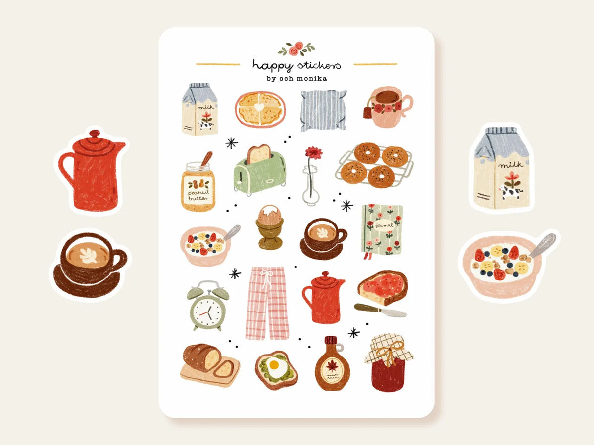 Och Monika Stickers - Good Morning