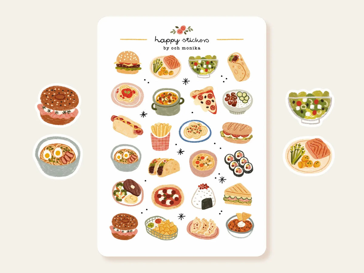Och Monika Stickers - Dinner Time