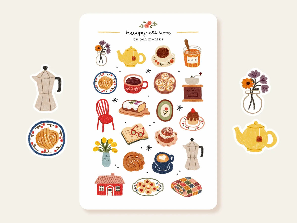 Och Monika Stickers - Fika