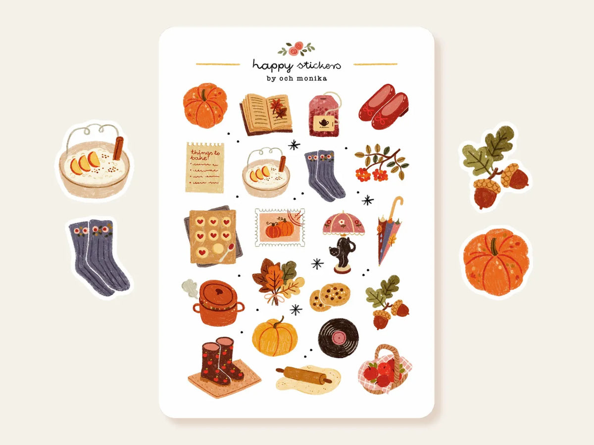 Och Monika Stickers - Hello Autumn