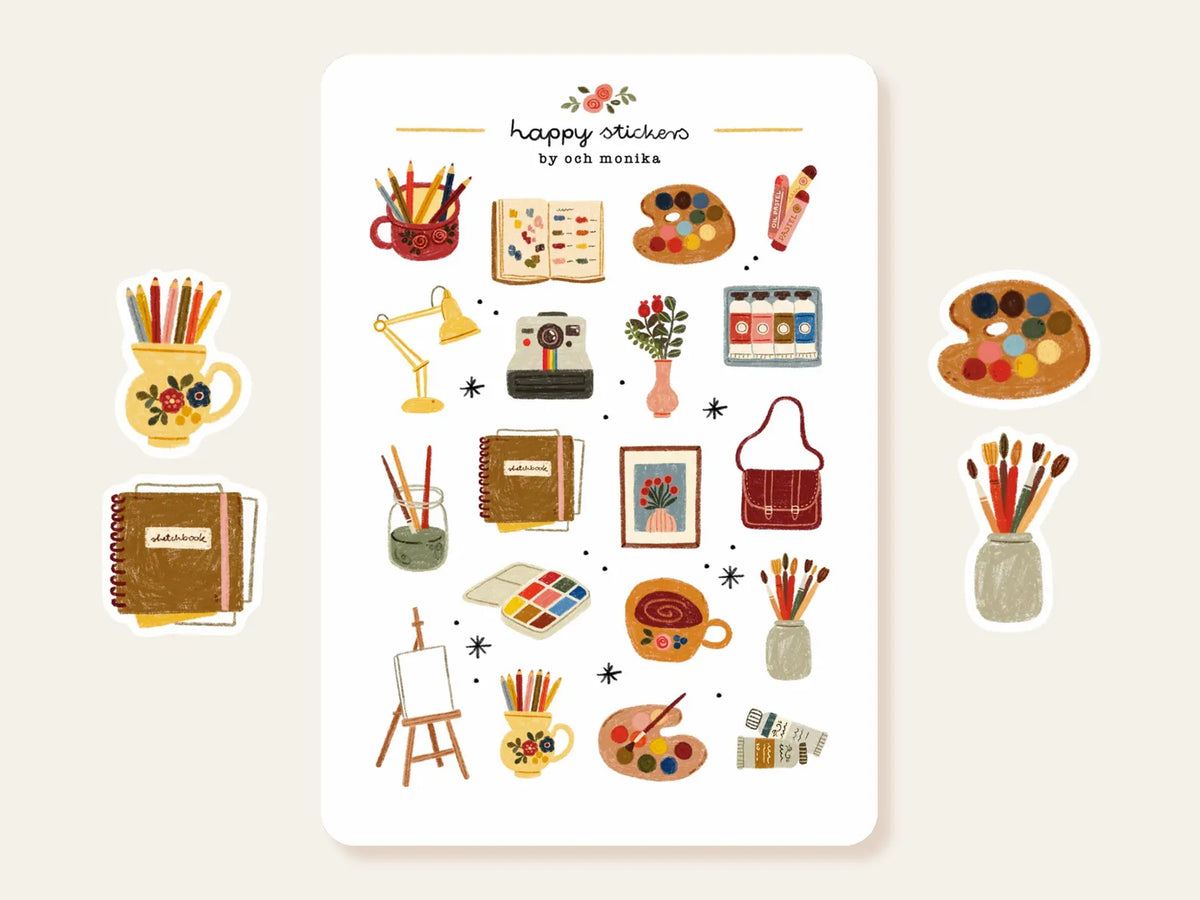 Och Monika Stickers - Artist's Corner