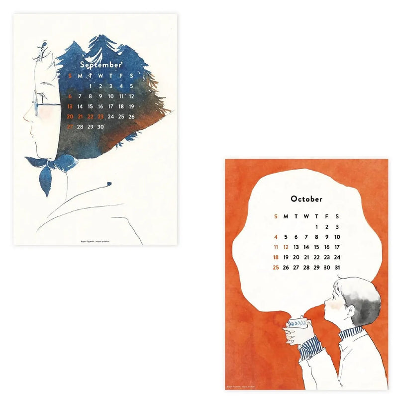 Sayuri Fujimaki 2026 A4 Wall Calendar