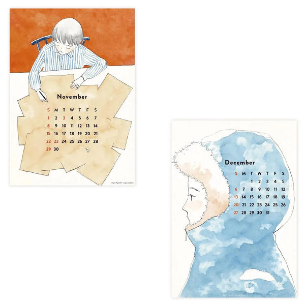 Sayuri Fujimaki 2026 A4 Wall Calendar