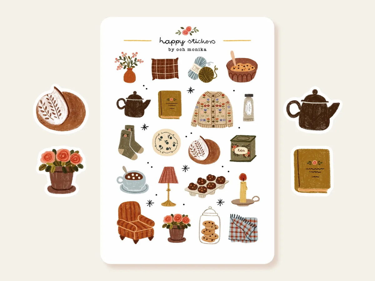 Och Monika Stickers - Cozy Home
