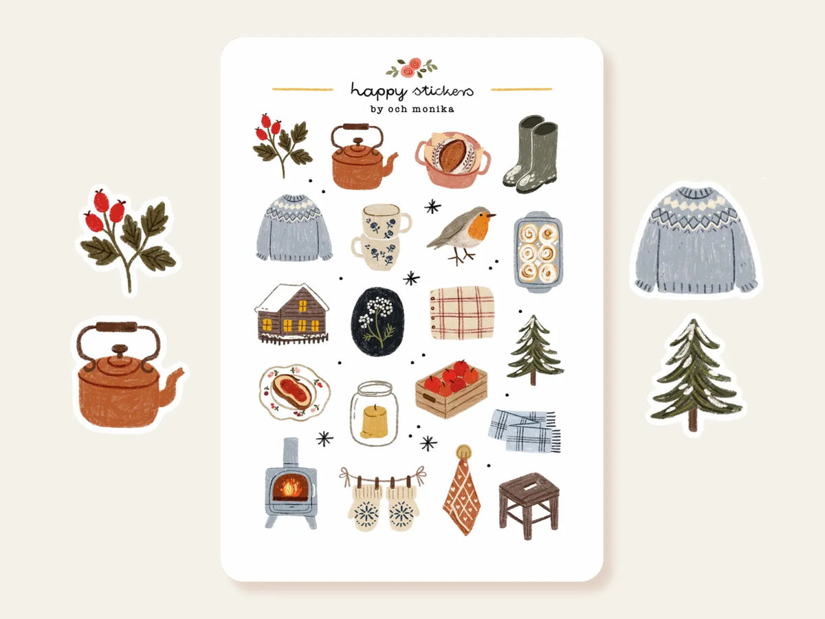 Och Monika Stickers - Soft Winter