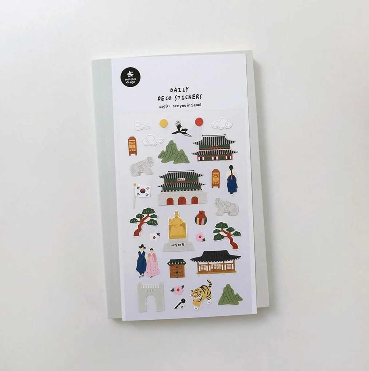 Suatelier Stickers no. 1198 see you in Seoul