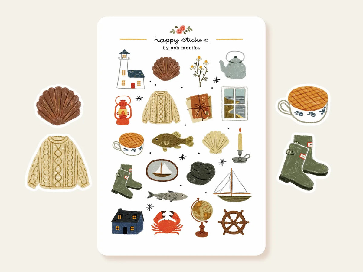 Och Monika Stickers - Lighthouse Keeper