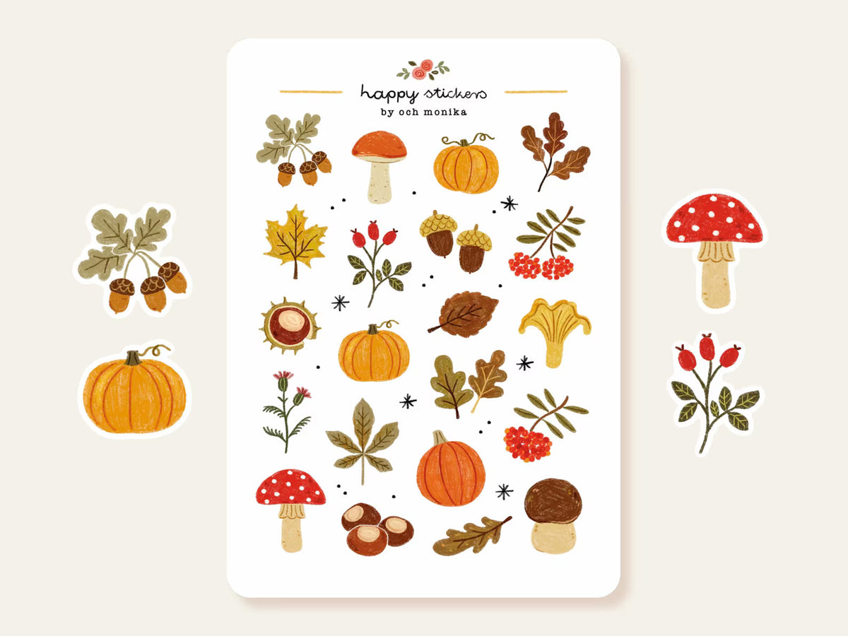 Och Monika Stickers - Autumn Treasures