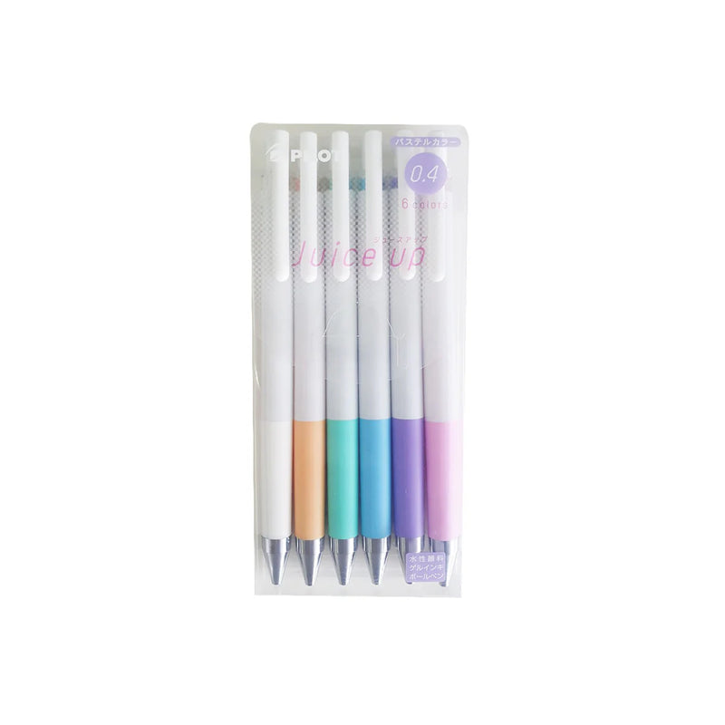 Pilot Juice Up 0.4mm Gel Pen Pack of 6 Pastel Colours