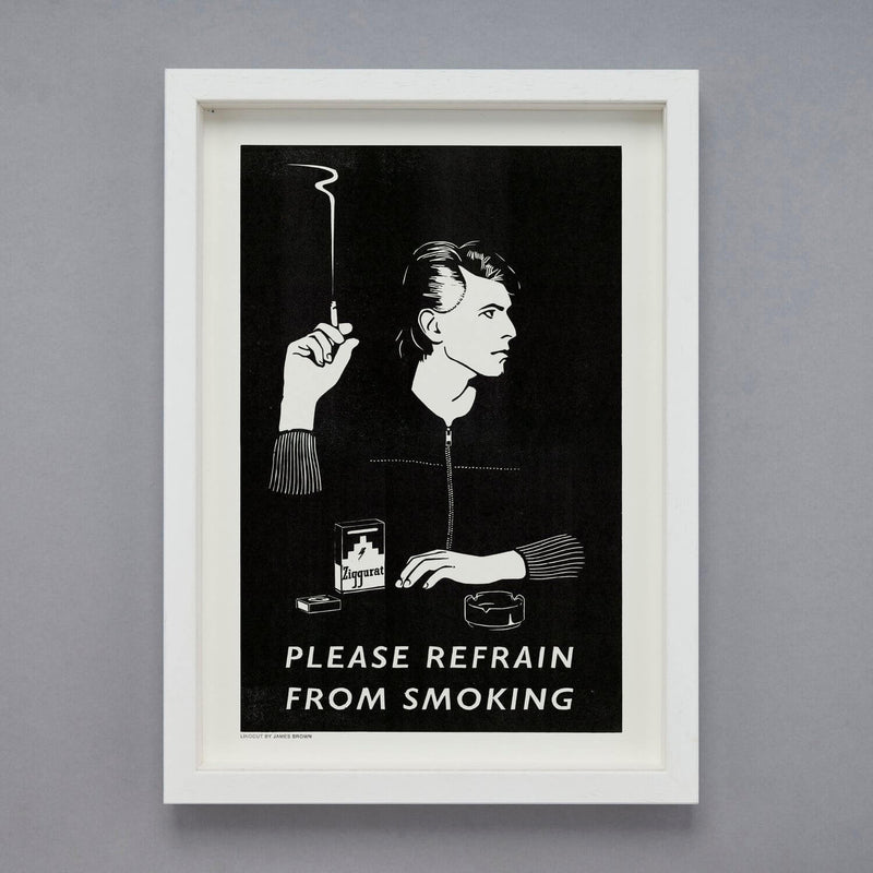 Please Refrain from Smoking Print A3