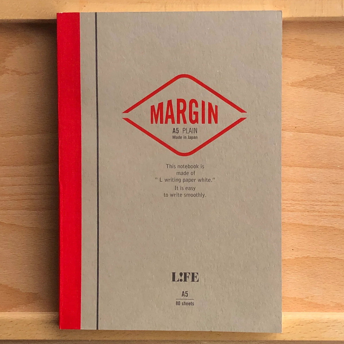 Life A5 Margin Plain Notebook