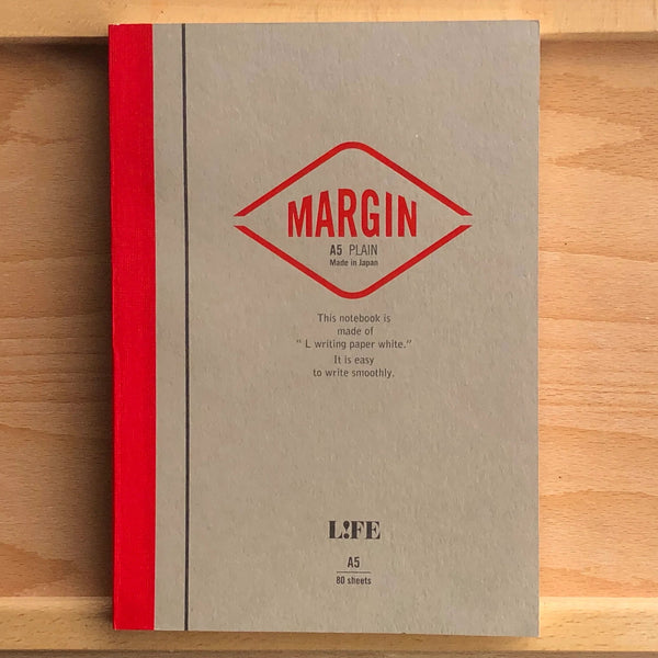 Life A5 Margin Plain Notebook
