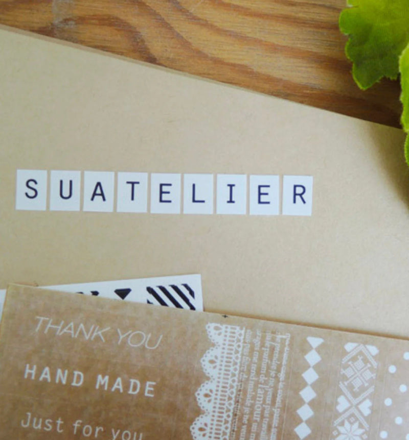 Suatelier Letter Stickers no.1020