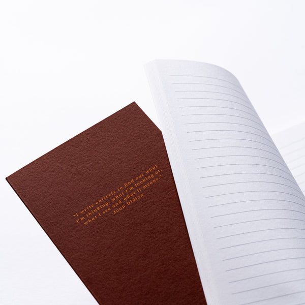 Hunter Paper Co. Terracotta A5 Lined Notebook