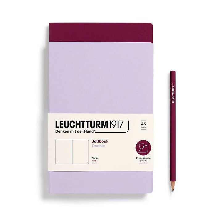 Leuchtturm 1917 A5 Jottbook Set of 2 Dot Grid Notebooks