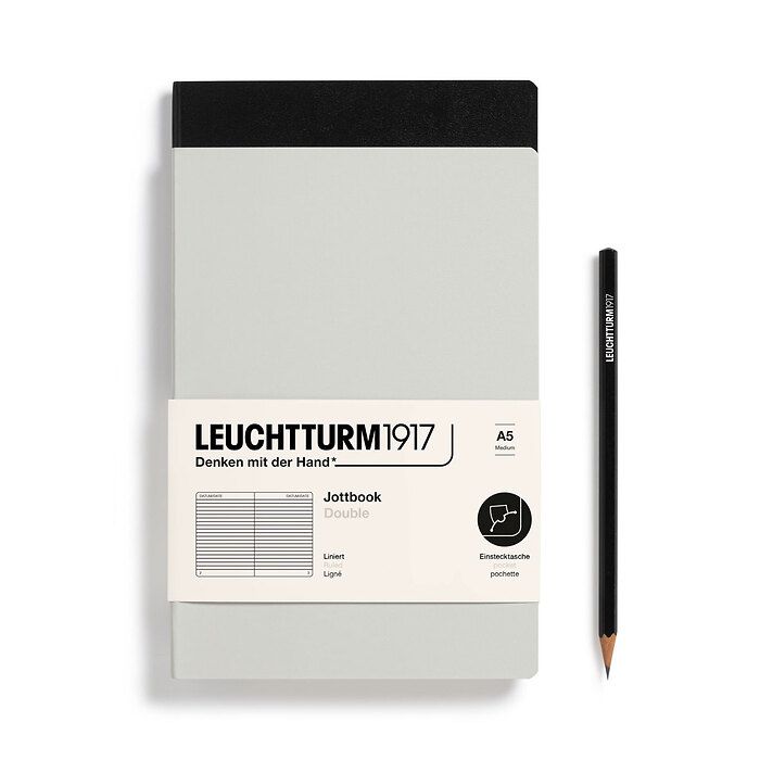 Leuchtturm 1917 A5 Jottbook Set of 2 Lined Notebooks