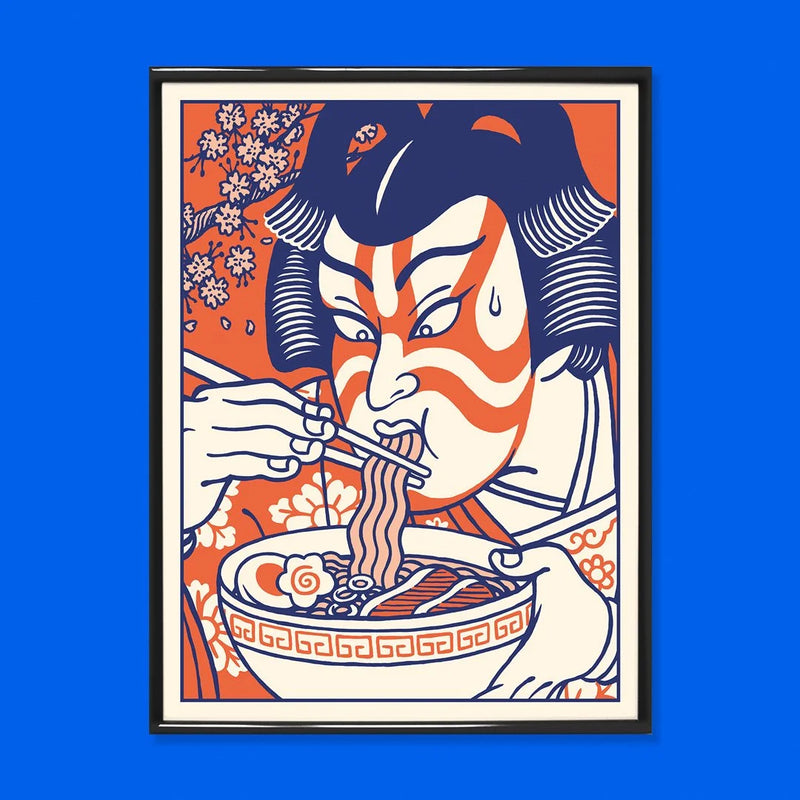 Kabuki Ramen Art Print