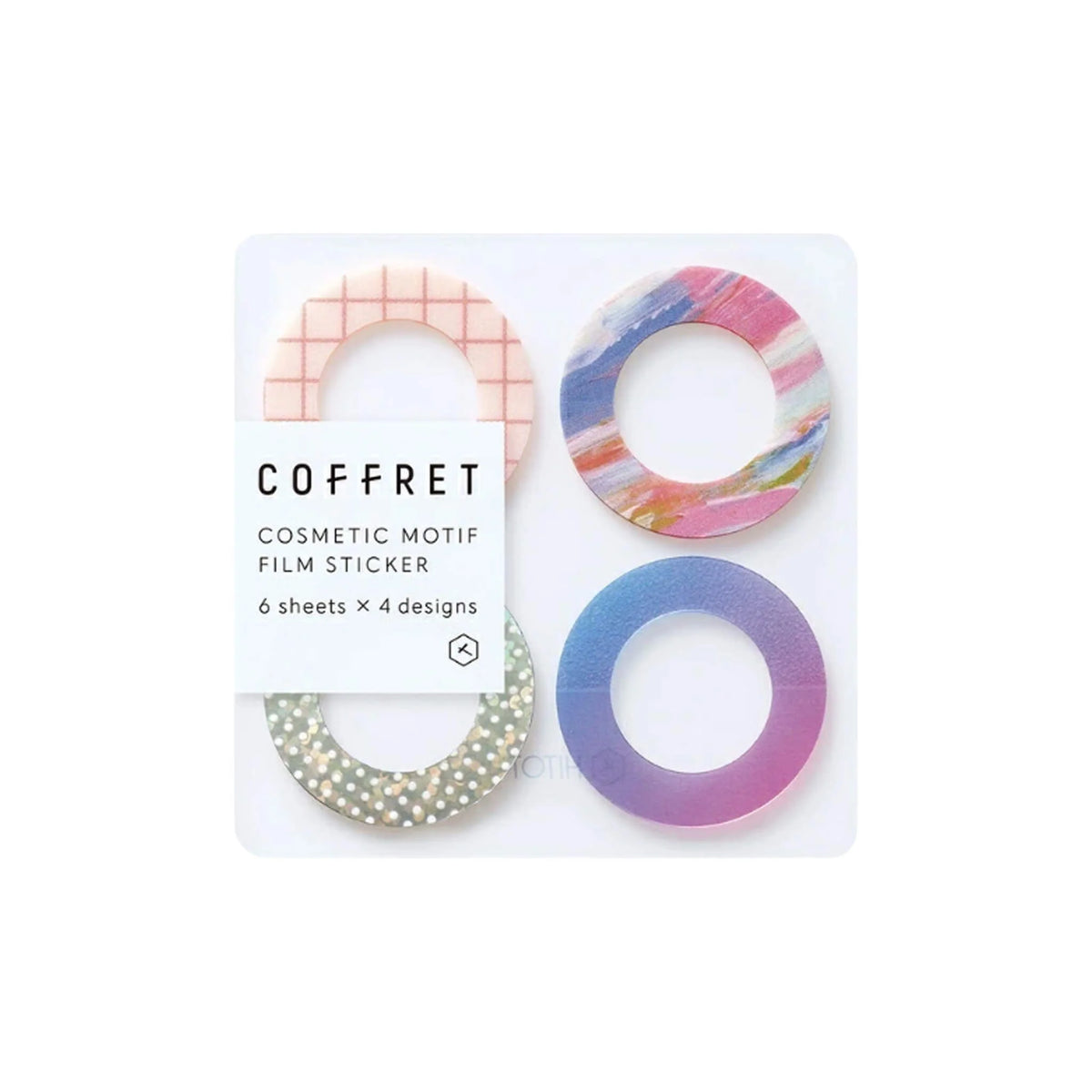 HITOTOKI - COFFRET Cosmetic Motif Film Stickers