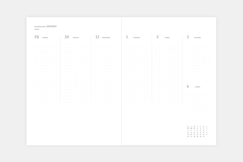 Papierniczeni Klasyk 2026 Weekly Diary