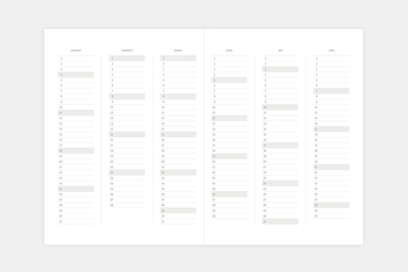 Papierniczeni Klasyk 2026 Weekly Diary