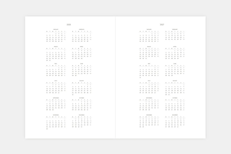 Papierniczeni Klasyk 2026 Weekly Diary