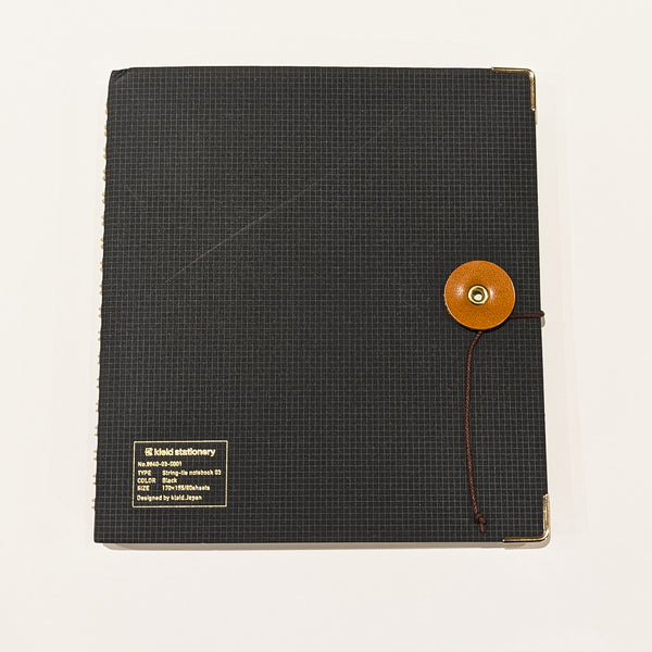 Kleid String Tie Square Notebook Black