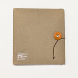 Kleid String Tie Square Notebook  Camel