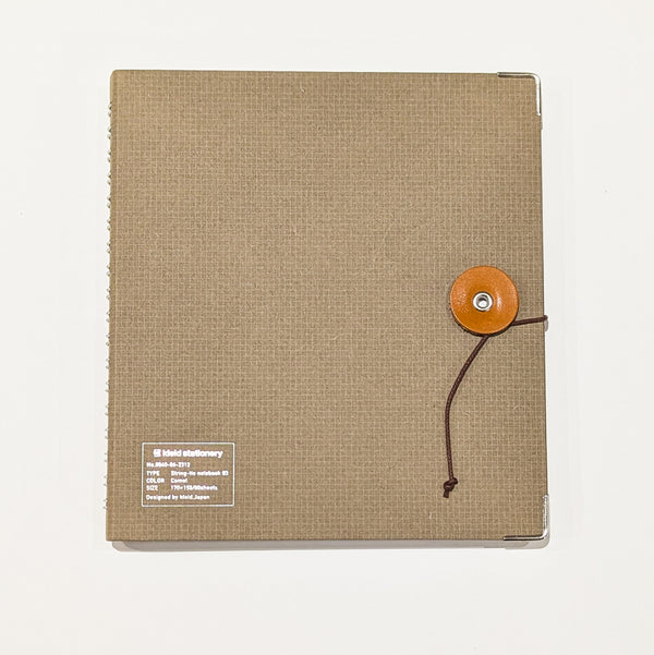 Kleid String Tie Square Notebook  Camel