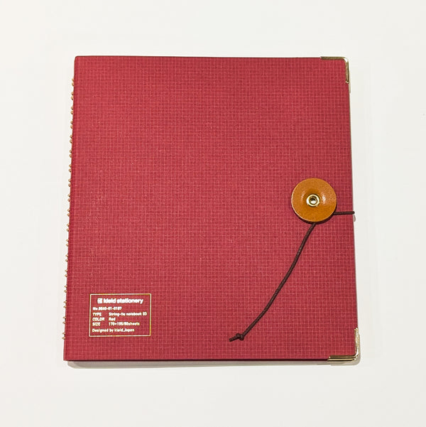 Kleid String Tie Square Notebook Red