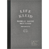 Kleid x Life Noble Notebook A5 - 2mm Grid - Charcoal