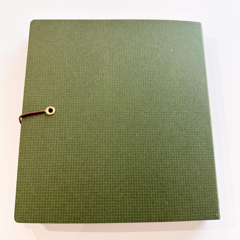 Kleid String Tie Square Notebook Olive