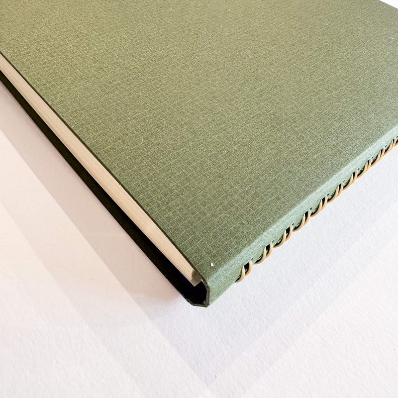 Kleid String Tie Square Notebook Olive