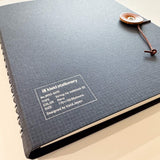 Kleid String Tie Square Notebook Navy