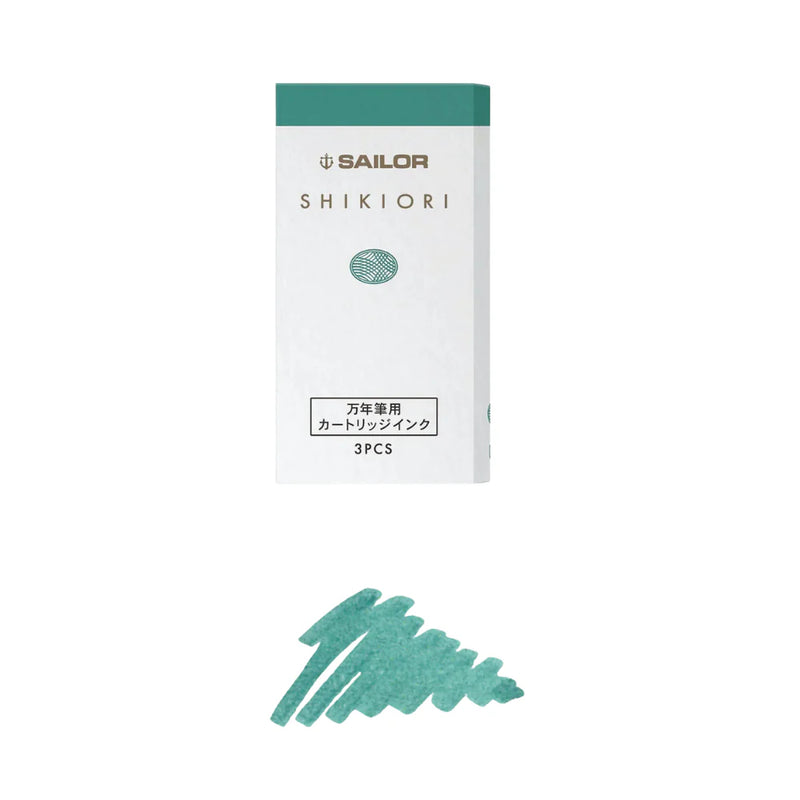 Sailor Shikori Sansui 'Four Seasons' Ink Cartridges - Set of 3