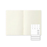 MD Paper Light Notebook A5 Grid 3 pack