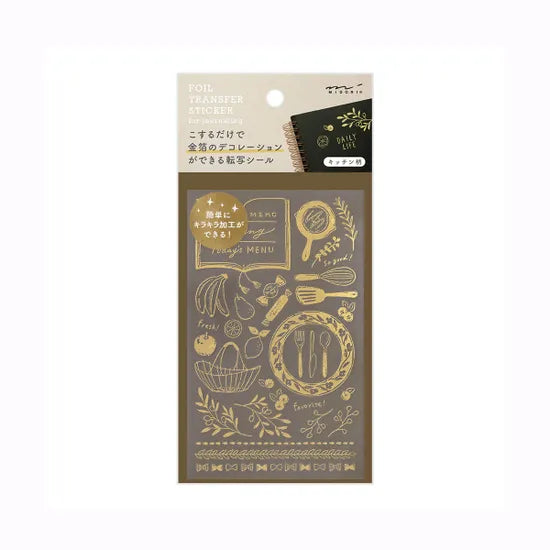 Midori Foil Transfer Stickers
