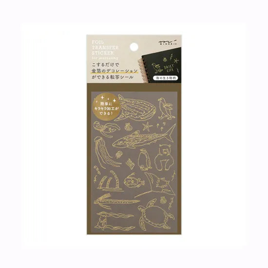 Midori Foil Transfer Stickers