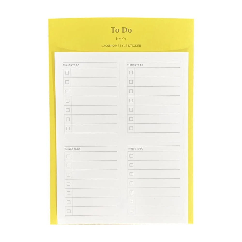Laconic To Do Sticky Notes