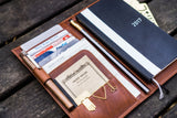 Galen Leather Hobonichi Weeks Mega Cover - Brown
